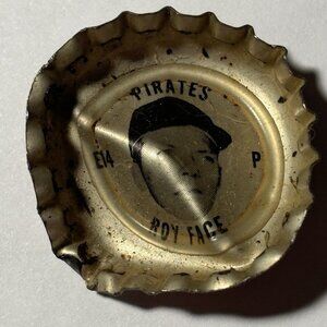 Roy Face Coca Cola Coke All Stars Bottle Cap E14 Pittsburgh Pirates Player Vtg